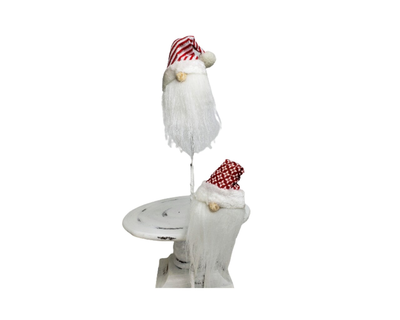 Whimsical 28"L Fabric/Foam Gnome Spray - Playful Holiday Decoration-XS9906